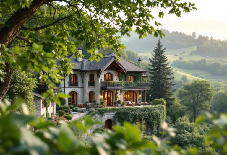 Hotel di lusso circondato dalla natura in Lombardia