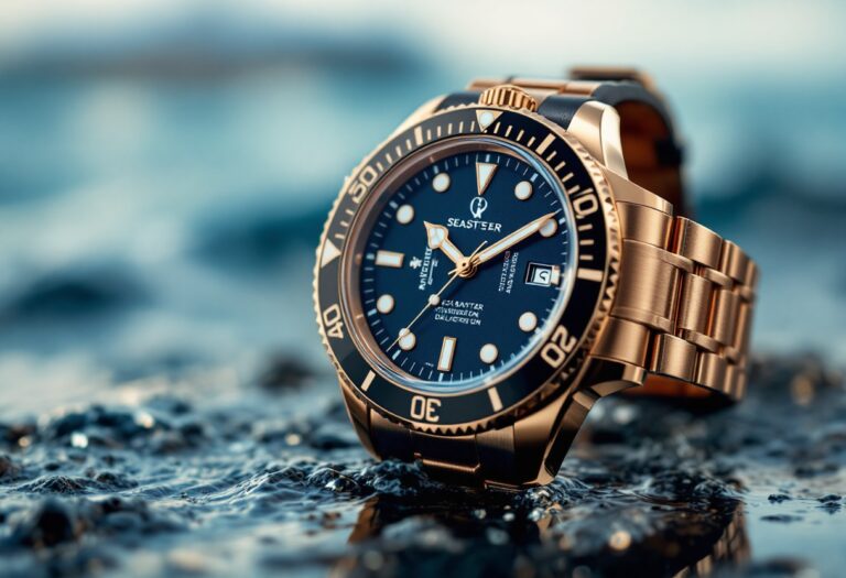 Orologio OMEGA Seamaster in Bronze Gold con design elegante