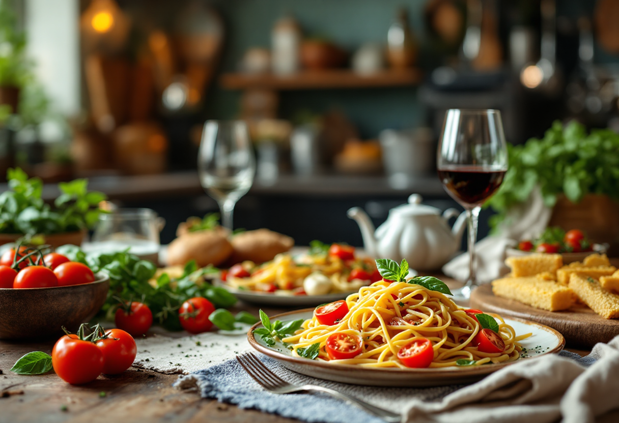 Un piatto di cucina italiana che unisce tradizione e innovazione