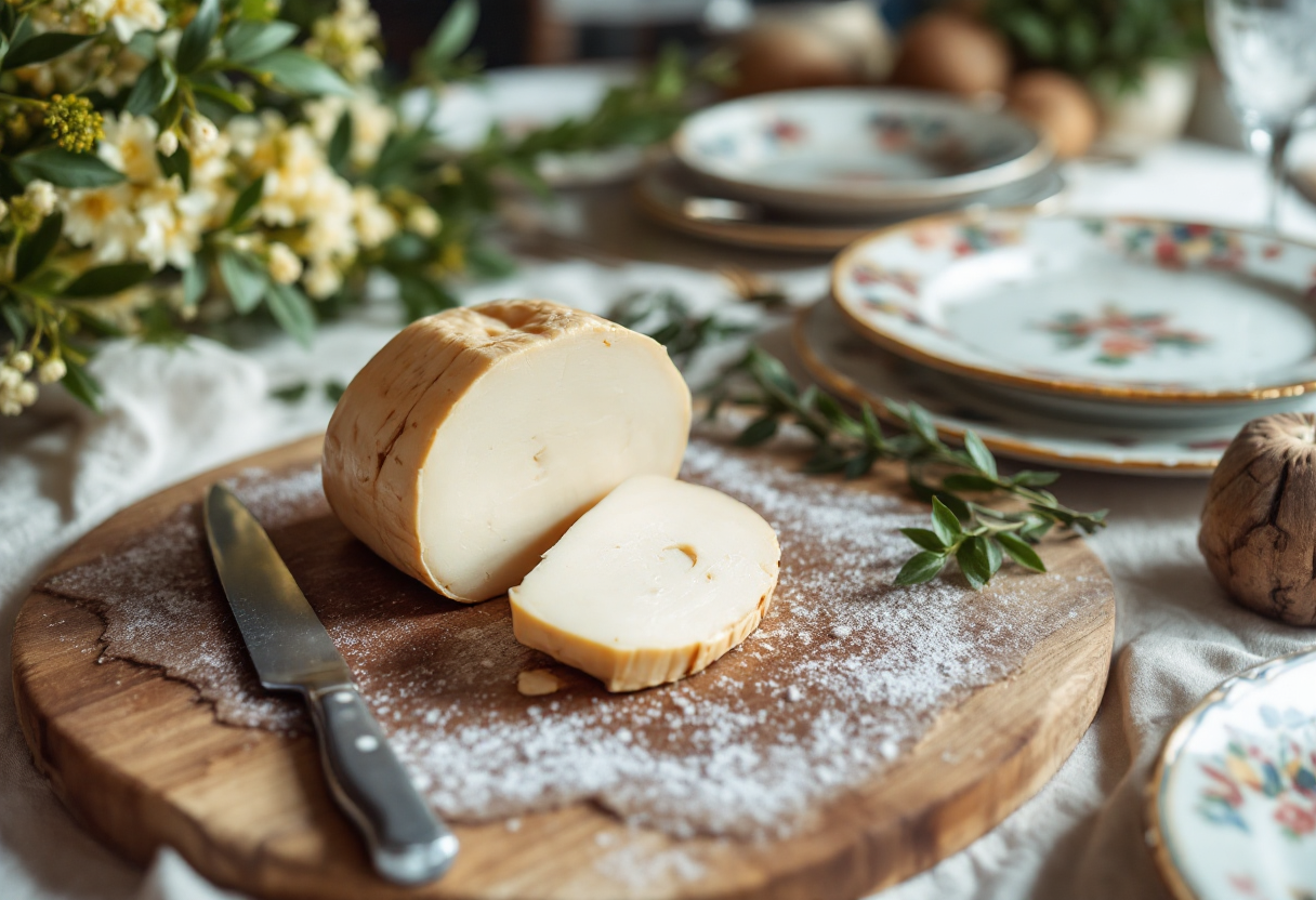 Immagine di un evento gastronomico in Italia con piatti tipici