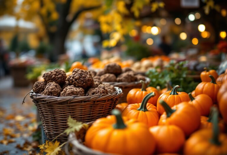 Immagine di piatti autunnali e eventi gastronomici