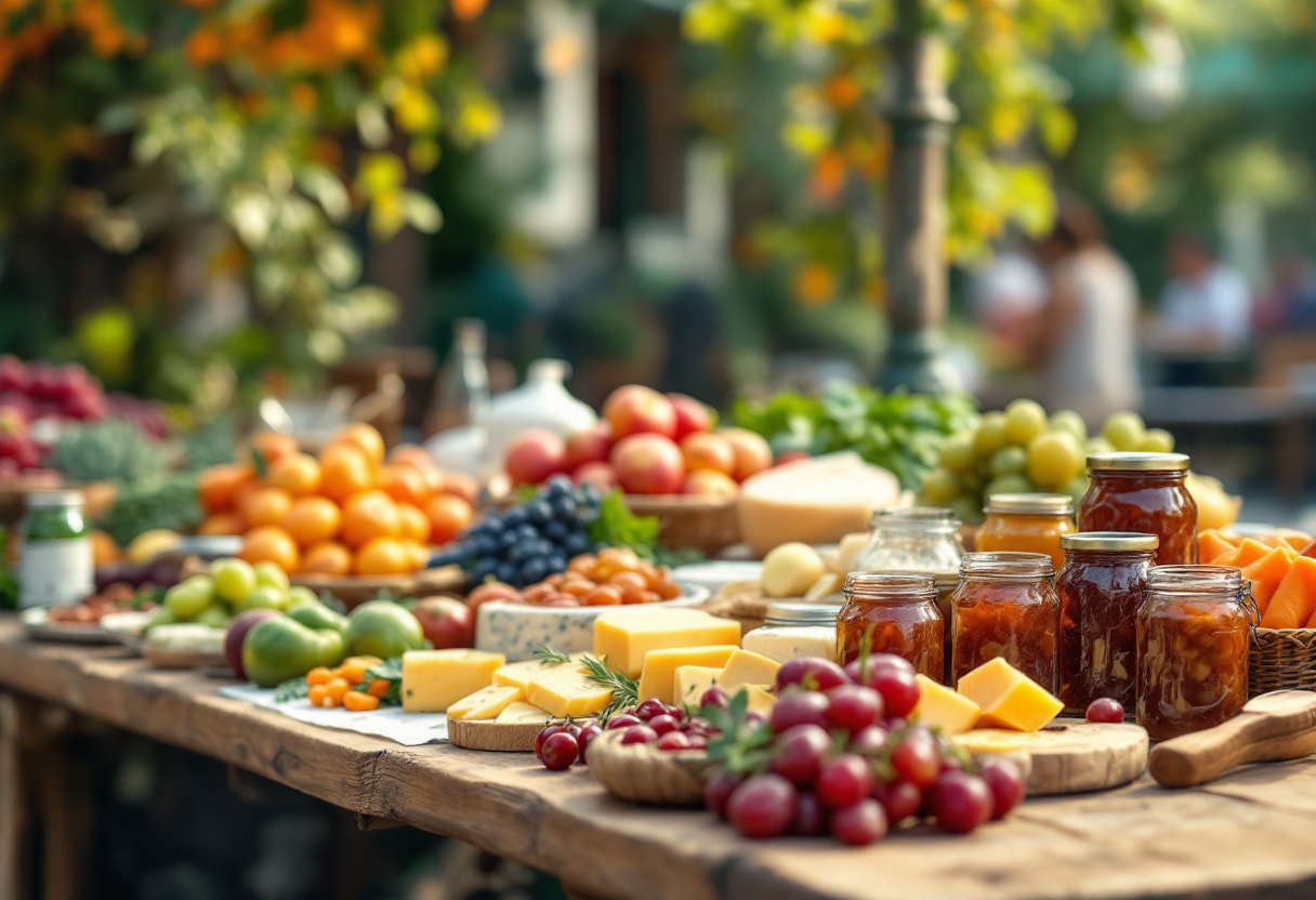 Immagine di un evento gastronomico in Italia