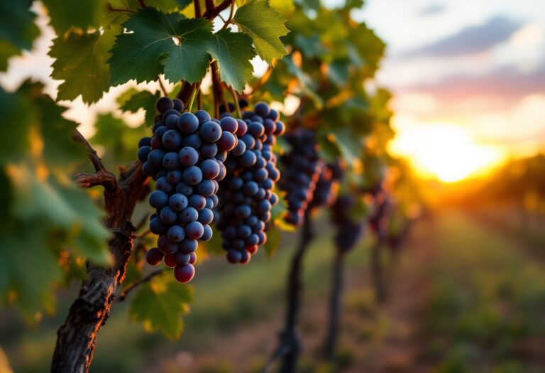 Bottiglia di Tannat uruguaiano con calice di vino